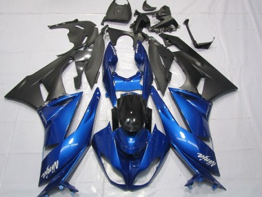 Best Gloss Blue Kawasaki ZX6R Motorcycle Fairings 2009-2012