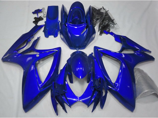 Best Gloss Blue Plain Suzuki GSXR 600-750 Motorcycle Fairings 2006-2007 Best Gloss Blue Plain Suzuki GSXR 600-750 Motorcycle Fairings 2006-2007