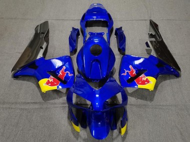 Best Gloss Blue Red Bull Honda CBR600RR Motorcycle Fairings 2003-2004
