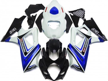 Best Gloss Blue with White and black OEM Style Suzuki GSXR 1000 Motorcycle Fairings 2007-2008