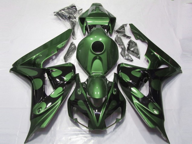 Best Gloss Green and Black Honda CBR1000RR Motorcycle Fairings 2006-2007 Best Gloss Green and Black Honda CBR1000RR Motorcycle Fairings 2006-2007