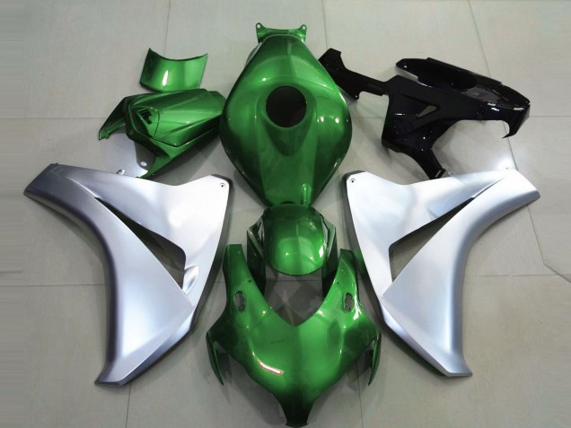 Best Gloss Green and Silver Honda CBR1000RR Motorcycle Fairings 2008-2011 Best Gloss Green and Silver Honda CBR1000RR Motorcycle Fairings 2008-2011