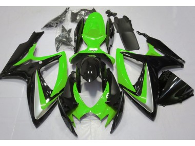 Best Gloss Green Debadged Suzuki GSXR 600-750 Motorcycle Fairings 2006-2007