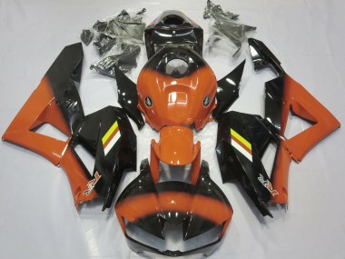 Best Gloss Orange and Black Fade Honda CBR600RR Motorcycle Fairings 2013-2020