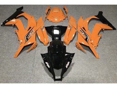 Best Gloss Orange & Logos Kawasaki ZX10R Motorcycle Fairings 2011-2015