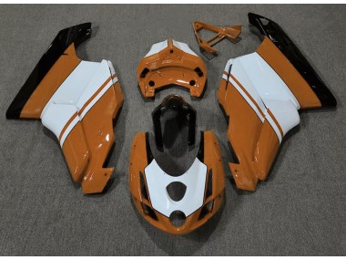 Best Gloss Orange & White Ducati 749 999 Motorcycle Fairings 2003-2004