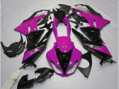 Best Gloss Pink and Black Kawasaki ZX6R Motorcycle Fairings 2009-2012