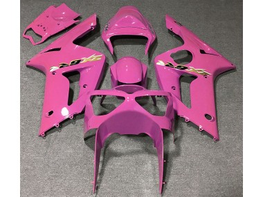 Best Gloss Pink Kawasaki ZX6R Motorcycle Fairings 2003-2004