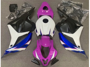 Best Gloss Pink White and Blue Honda CBR600RR Motorcycle Fairings 2009-2012
