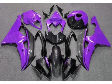 Best Gloss Purple and Carbon Yamaha R6 Motorcycle Fairings 2008-2016