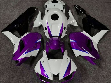 Best Gloss Purple White and Blue Honda CBR600RR Motorcycle Fairings 2013-2020