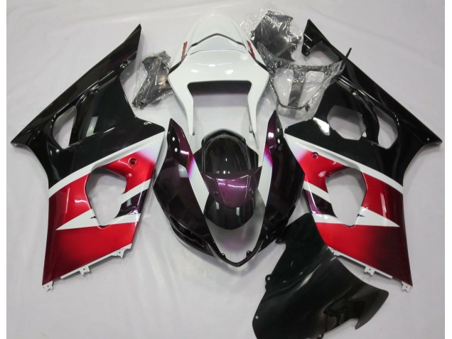 Best Gloss Red and White Suzuki GSXR 1000 Motorcycle Fairings 2003-2004 Best Gloss Red and White Suzuki GSXR 1000 Motorcycle Fairings 2003-2004
