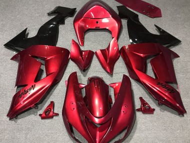 Best Gloss Red Kawasaki ZX10R Motorcycle Fairings 2006-2007