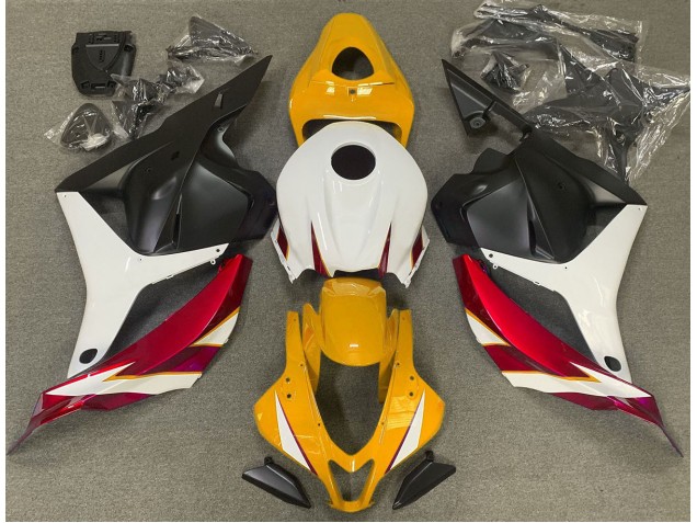 Best Gloss Red White and Yellow Honda CBR600RR Motorcycle Fairings 2009-2012 Best Gloss Red White and Yellow Honda CBR600RR Motorcycle Fairings 2009-2012
