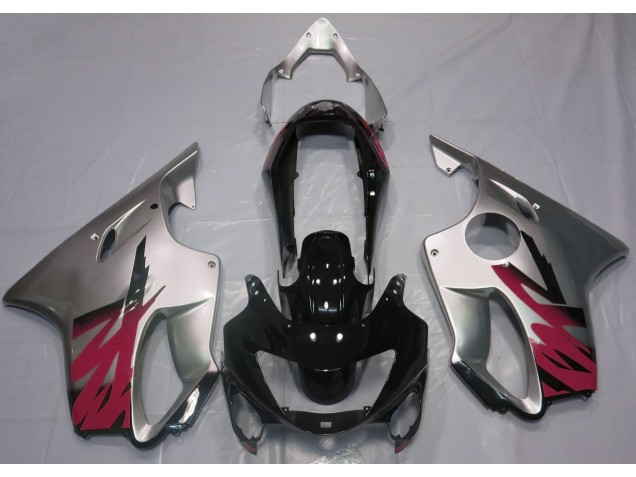 Best Gloss Silver & Red Honda CBR600 F4 Motorcycle Fairings 1999-2000