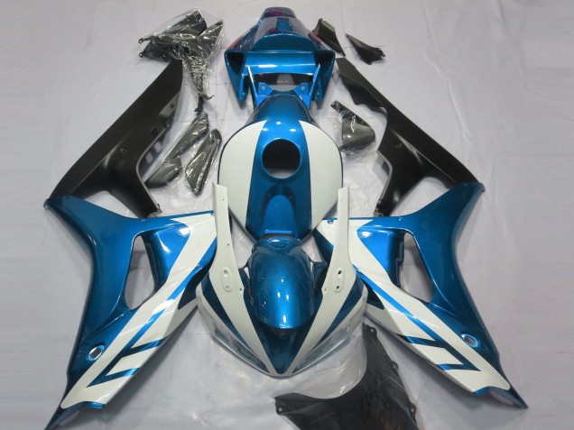 Best Gloss White and Blue Honda CBR1000RR Motorcycle Fairings 2006-2007 Best Gloss White and Blue Honda CBR1000RR Motorcycle Fairings 2006-2007