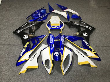 Best Gloss White and Blue Honda CBR1000RR Motorcycle Fairings 2012-2016