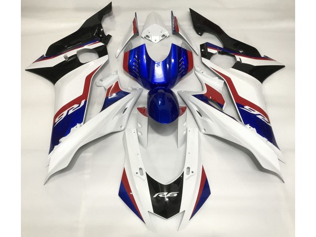 Best Gloss White and Deep Blue Yamaha R6 Motorcycle Fairings 2017-2019 Best Gloss White and Deep Blue Yamaha R6 Motorcycle Fairings 2017-2019