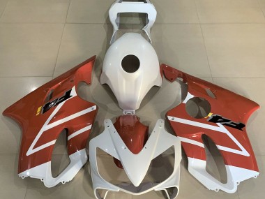 Best Gloss White and Orange Honda CBR600 F4i Motorcycle Fairings 2001-2003