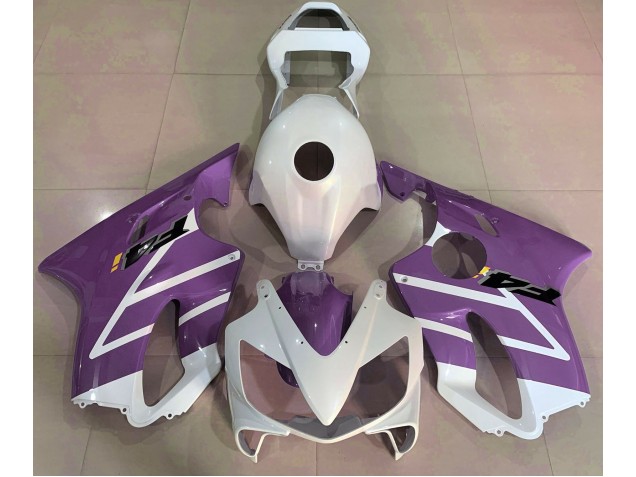 Best Gloss White and Purple Honda CBR600 F4i Motorcycle Fairings 2001-2003 Best Gloss White and Purple Honda CBR600 F4i Motorcycle Fairings 2001-2003