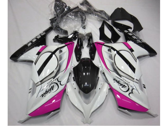 Best Gloss White & Pink Kawasaki Ninja 300 Motorcycle Fairings 2013-2018 Best Gloss White & Pink Kawasaki Ninja 300 Motorcycle Fairings 2013-2018