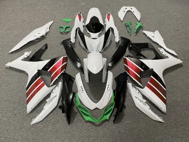 Best Gloss White Red Black and Green Suzuki GSXR 1000 Motorcycle Fairings 2009-2016
