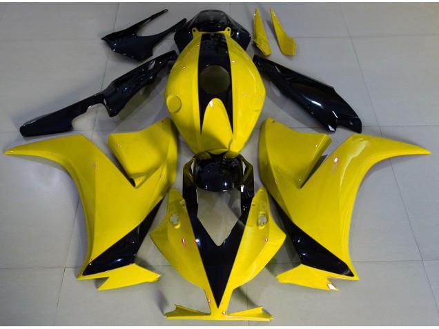 Best Gloss Yellow and Black Honda CBR1000RR Motorcycle Fairings 2012-2016