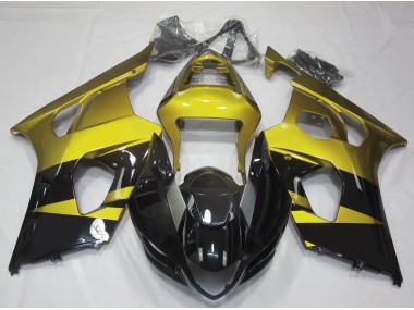 Best Gloss Yellow & Black Suzuki GSXR 1000 Motorcycle Fairings 2003-2004