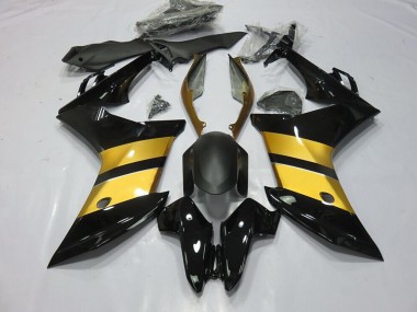 Best Gold Black CBR Design Honda CBR600F Motorcycle Fairings 2011-2012