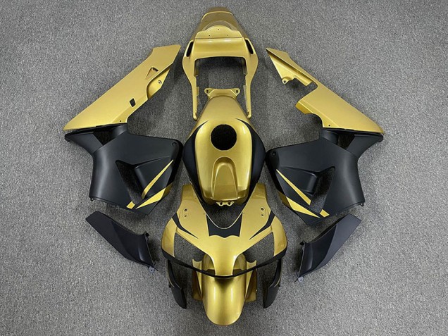 Best Gold & Matte Black Honda CBR600RR Motorcycle Fairings 2003-2004 Best Gold & Matte Black Honda CBR600RR Motorcycle Fairings 2003-2004