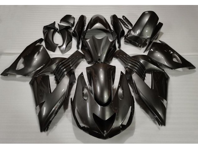 Best Graphite Kawasaki ZX14R Motorcycle Fairings 2006-2011 Best Graphite Kawasaki ZX14R Motorcycle Fairings 2006-2011