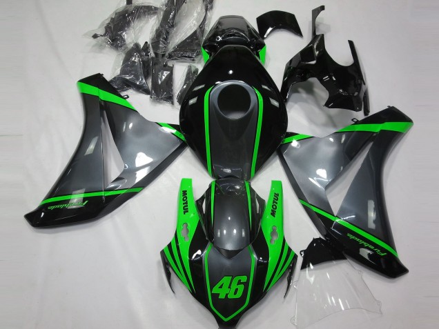 Best Gray Motul & Green Honda CBR1000RR Motorcycle Fairings 2008-2011 Best Gray Motul & Green Honda CBR1000RR Motorcycle Fairings 2008-2011