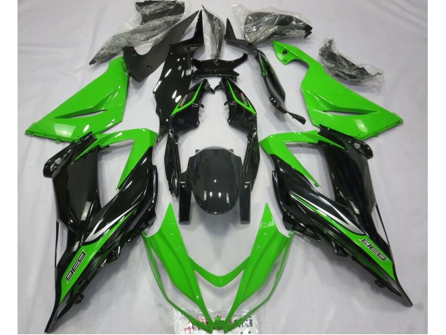 Best Green and Black Kawasaki ZX6R Motorcycle Fairings 2013-2018 Best Green and Black Kawasaki ZX6R Motorcycle Fairings 2013-2018