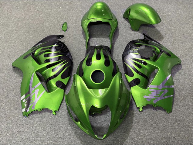 Best Green and Black Suzuki GSXR 1300 Motorcycle Fairings 1997-2007 Best Green and Black Suzuki GSXR 1300 Motorcycle Fairings 1997-2007