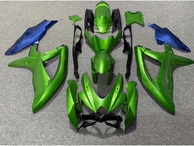 Best Green and Blue Suzuki GSXR 600-750 Motorcycle Fairings 2008-2010