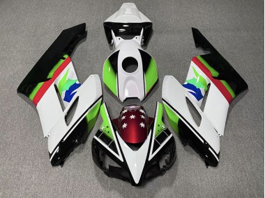 Best Green and Red Flag Honda CBR1000RR Motorcycle Fairings 2004-2005