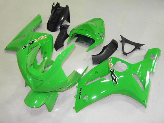 Best Green Black Cheq Kawasaki ZX6R Motorcycle Fairings 2003-2004 Best Green Black Cheq Kawasaki ZX6R Motorcycle Fairings 2003-2004