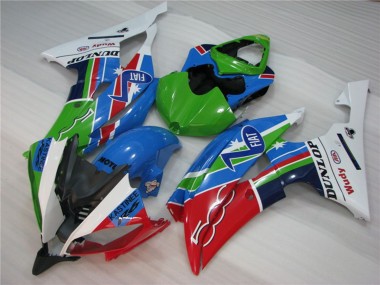 Best Green Fiat Yamaha R6 Motorcycle Fairings 2008-2016