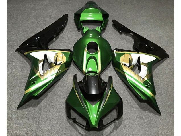 Best Green & Gold Honda CBR1000RR Motorcycle Fairings 2006-2007 Best Green & Gold Honda CBR1000RR Motorcycle Fairings 2006-2007