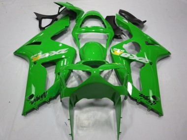 Best Green OEM Style- ZX6R 03-04 Kawasaki ZX6R Motorcycle Fairings 2003-2004