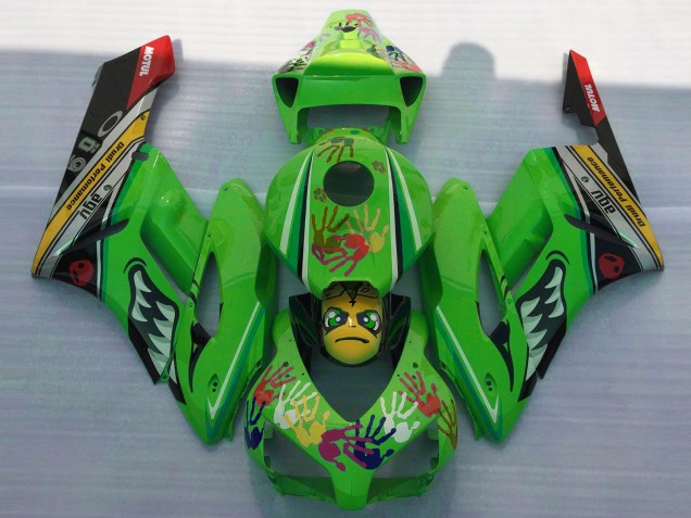 Best Green Shark Honda CBR1000RR Motorcycle Fairings 2004-2005