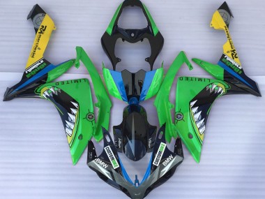 Best Green Shark Yamaha R1 Motorcycle Fairings 2007-2008