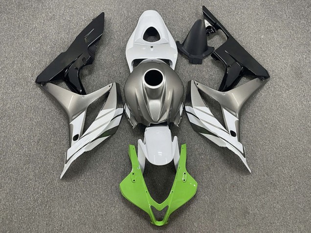 Best Green White and Grey Honda CBR600RR Motorcycle Fairings 2007-2008 Best Green White and Grey Honda CBR600RR Motorcycle Fairings 2007-2008