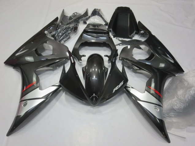 Best Gunmetal Yamaha R6 Motorcycle Fairings 2003-2005 Best Gunmetal Yamaha R6 Motorcycle Fairings 2003-2005