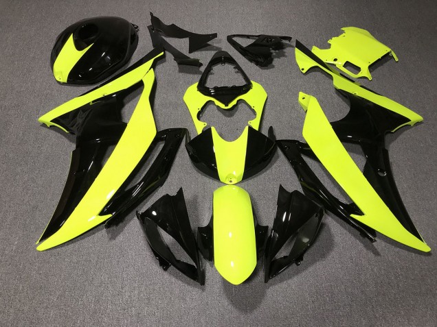 Best High Viz and Black Custom Yamaha R6 Motorcycle Fairings 2008-2016 Best High Viz and Black Custom Yamaha R6 Motorcycle Fairings 2008-2016