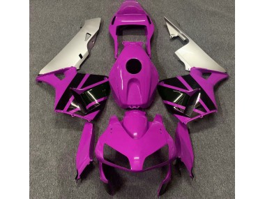 Best Hot Pink & Matte Silver Honda CBR600RR Motorcycle Fairings 2003-2004