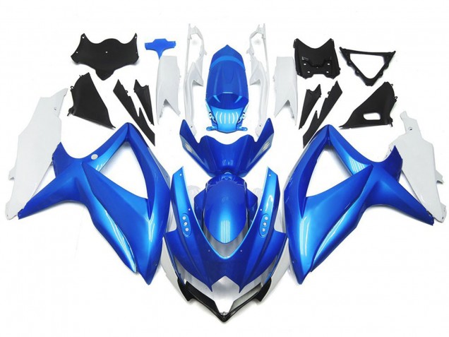 Best Light Blue and White Custom Style Suzuki GSXR 600-750 Motorcycle Fairings 2008-2010 Best Light Blue and White Custom Style Suzuki GSXR 600-750 Motorcycle Fairings 2008-2010