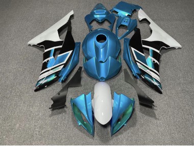 Best Light Blue Black and White OEM Style Yamaha R6 Motorcycle Fairings 2008-2016