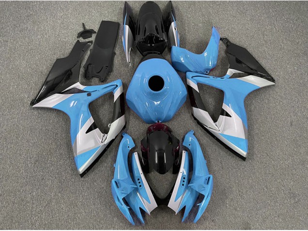 Best Light Blue Design Suzuki GSXR 600-750 Motorcycle Fairings 2006-2007 Best Light Blue Design Suzuki GSXR 600-750 Motorcycle Fairings 2006-2007