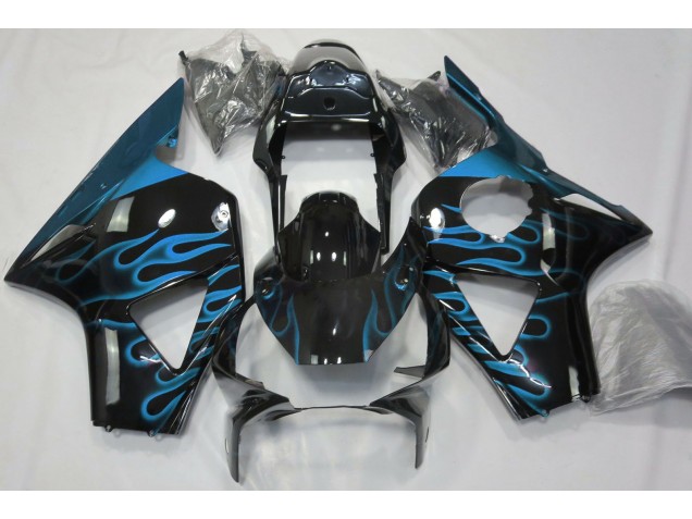 Best Light Blue Flame Honda CBR954 Motorcycle Fairings 2002-2003 Best Light Blue Flame Honda CBR954 Motorcycle Fairings 2002-2003